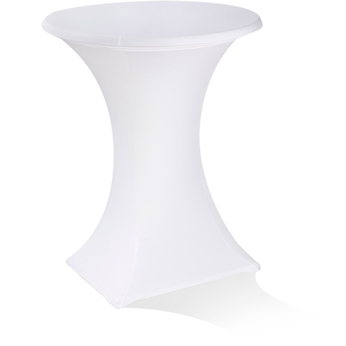 Table mange-debout blanche pour mariage ou fête